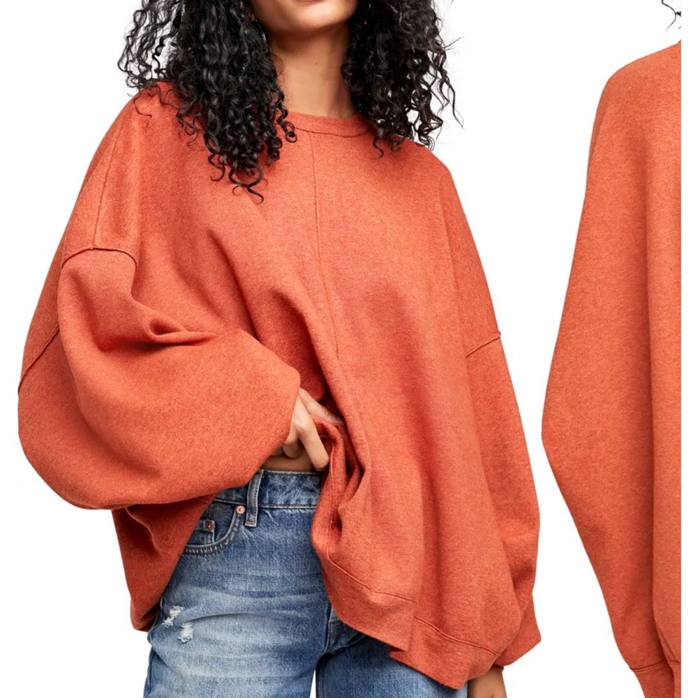 Free People Uptown Pullover sweater red size M